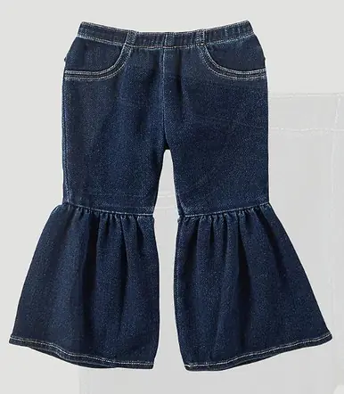 Wrangler® Little Girls' Ruffle Leg Flare Jeans - Brands