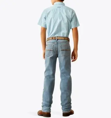 Ariat® Boys' B4 Relaxed Jones Boot Cut Jeans in Leonard - Brands