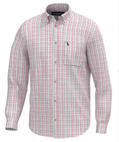 Local Boy® Men's L/S Plaid Buffkin Button Dress Shirt - Mens