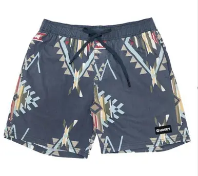Hooey® Men's Navy/Aztec Big Wake Board Shorts - Mens