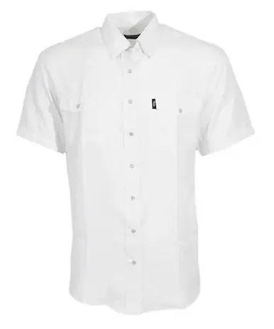 Hooey® Men's S/S White Sol Pearl Snap Shirt - Mens