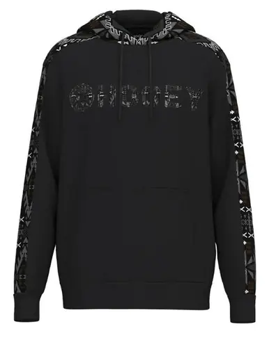 Hooey® Men's Black/Grey Aztec Canyon Hoodie - Brands