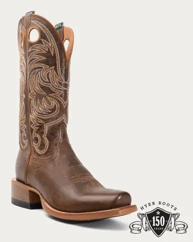 Hyer® Men's Brown Burrton Cutter Toe Boots - Footwear