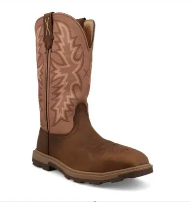 Twisted X® Ladies' Brown/Tobacco Brown 11" Ultralite X™ Work Boots - Footwear