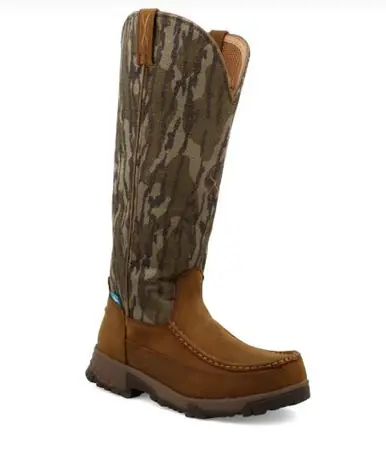 Twisted X® Men's Brown/Mossy Oak® Bottomland® Camo 17" Snake Boots - Brands