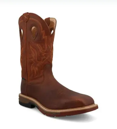 Twisted X® Men's Ginger/Rust 12" Western Work Boots - Brands