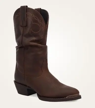 Laredo® Ladies' Brown Lazy River Slouch Fashion Boots - Footwear
