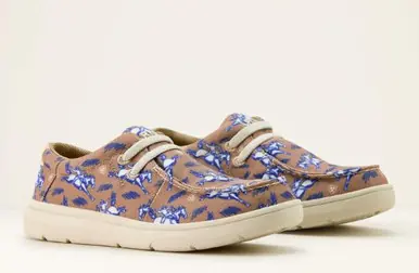 Ariat® Youth Natural Buckin' Bronc Print Hilo Shoes - Brands