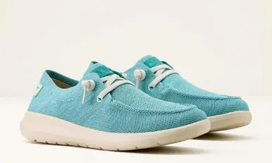 Ariat® Ladies' Heathered Sky Blue Knit Hilo Shoes - Brands