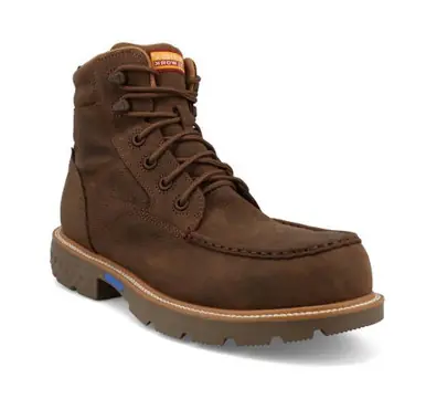 Twisted X® Men's Oak Brown 6" Nano Composite Toe Work Boots - Brands