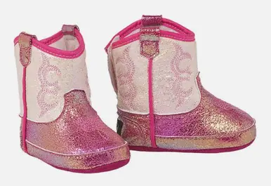 Twister Baby Bucker® Infant Hot Pink/Pink Boots - Footwear