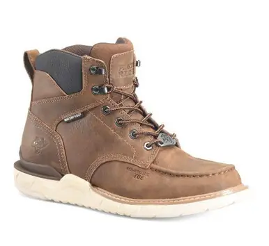Double H® Men's Brown 6" Reddick Comp Toe Lacer Work Boots - Brands