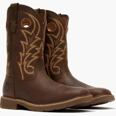 Georgia Boot® Men's Brown Core 37 11" Western Pull-On Work Boots