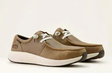 Ariat® Men's Brown Bomber Buckeye Steel Toe Work Shoes - Brands
