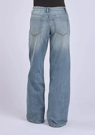 Stetson® Ladies' Light Wash Mid Rise Wide Leg Jeans - Brands