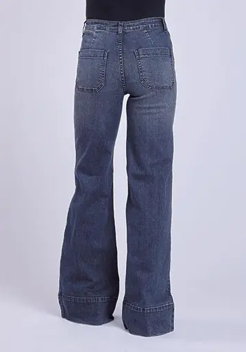 Stetson® Ladies' HR 751 Wide Leg 4" Hem Jeans - Brands
