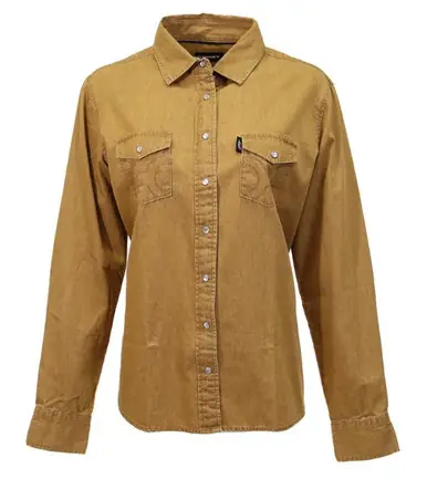 Hooey® Ladies' L/S Tan Chambray Del Denim Snap Shirt
