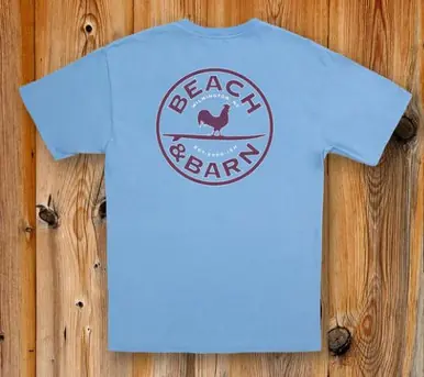 Beach & Barn® Unisex S/S Azure Emblem T-Shirt