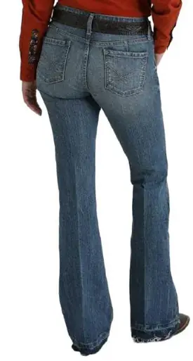 Cinch® Ladies' Lynden MR Slim Fit Medium Wash Trouser Jeans - Brands