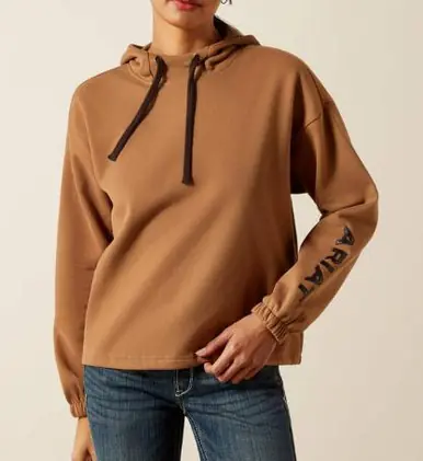 Ariat® Ladies' L/S Toasted Coconut Essential Hoodie - Brands