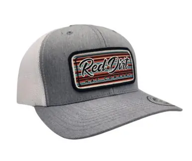 Red Dirt Hat Co® Grey/White Serape 2023 Cap - Brands