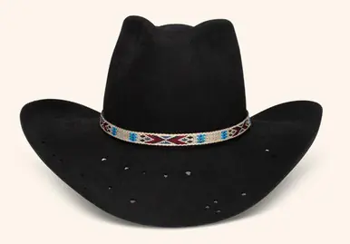 Charlie 1 Horse® Ladies' Black Wild Horses Wool Felt Hat - Hats
