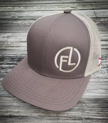 Florida Legacy® Brown/Khaki FL Brand Trucker Cap - Hats