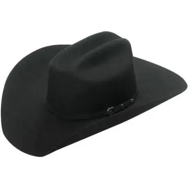 Twister® Black Wool Santa Fe Cowboy Hat - Hats
