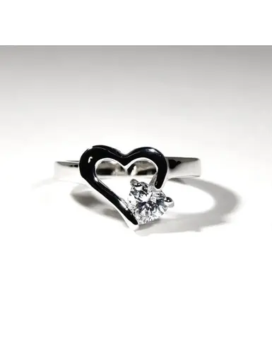 R.S. Covenant® Heart with Cubic Zirconia Ring - Accessories