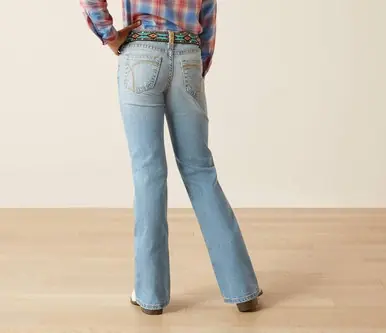 Ariat® Girls' Hasley Boot Cut Jeans in Porto - Sale Barn