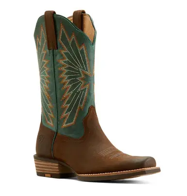 SALE Ariat® Ladies' Aged Smokehouse/Racing Green Decatur Cutter Toe Boots - Sale Barn