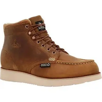 SALE Rocky® Men's Moncrepe Wedge 6" Comp Toe Laceup WP Work Boots - Sale Barn