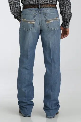 SALE Cinch® Men's Grant Relaxed Fit Medium Stone Boot Cut Jeans - Sale Barn