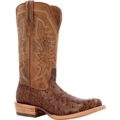 SALE Durango® Men's PRCA Collection FQ Ostrich Cutter Toe Boots - Sale Barn