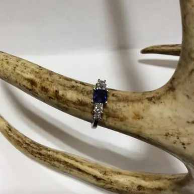 R.S. Covenant Sapphire Blue/Cubic Zirconia Ring - Accessories