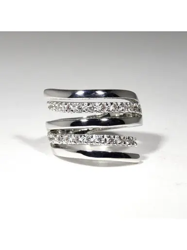 R. S. Covenant® CZ Fancy Swirl Ring - Accessories