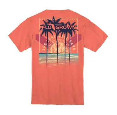 FloGrown® Youth S/S Papaya Crest Beach Poster T-Shirt