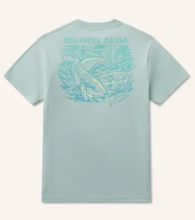 Southen Marsh® Youth S/S Seafoam Tail Time T-Shirt