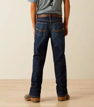 Ariat® Boys' B4 Relaxed Rolland Boot Cut Jeans in Pima - Brands