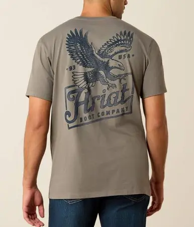Ariat® Men's S/S Smoked Pearl Ariat Paintriot Classic Fit T-Shirt