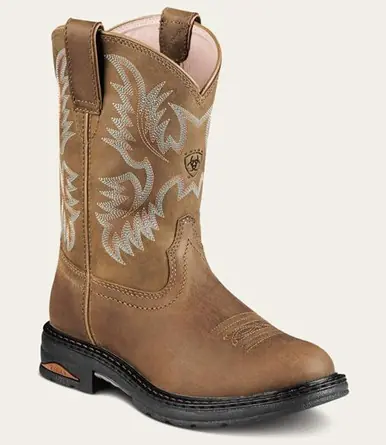 Ariat® Ladies' Dusted Brown Tracey Composite Toe Work Boots - Brands