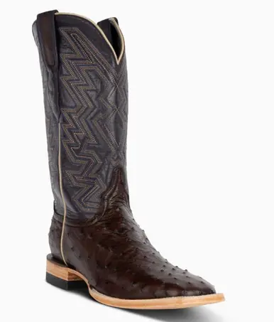 Resistol® Men's Sienna FQ Ostrich Square Toe Boots - Brands