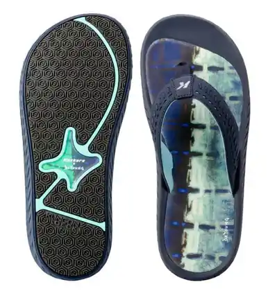 Korkers® Men's Navy Flip Fish® Marlin Casual Sandals - Footwear