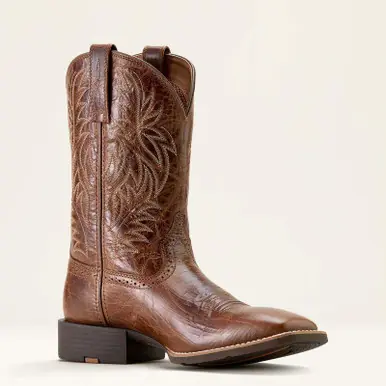 Ariat® Men's Brown Sport Western Wide Square Toe Boots - Brands