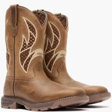 Georgia Boot® Men's Brown Carbo-Tec FLX Pull-On Insulkul™ Work Boots
