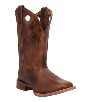 Laredo® Ladies' Brown Dream Weaver Square Toe Boots - Brands