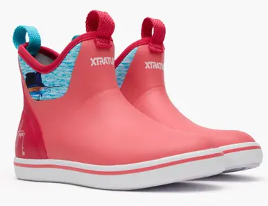 XTRATUF® Ladies' Coral Sailfish Guy Harvey 6" Ankle Deck Boots - Footwear