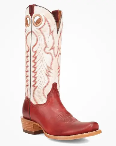 Dan Post® Ladies' Red/White Adelaide Cutter Toe Boots - Brands