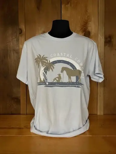 Hooey® Ladies' S/S Ladies Costal Cowgirl Blue T-Shirt