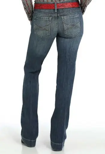 Cruel Denim® Ladies' Jayley MR Medium Stone Trouser Jeans - Brands